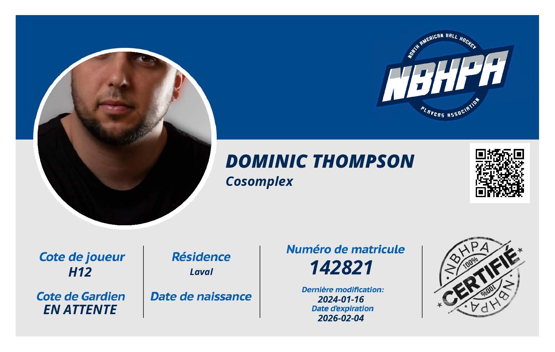 Dominic Thompson