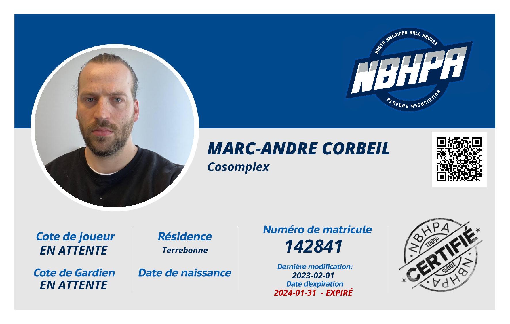 Marc-Andre Corbeil