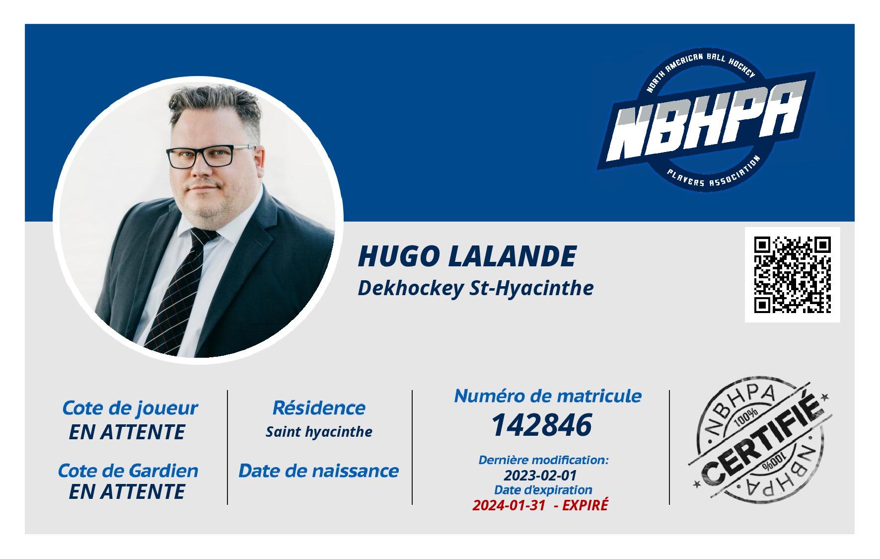 Hugo Lalande