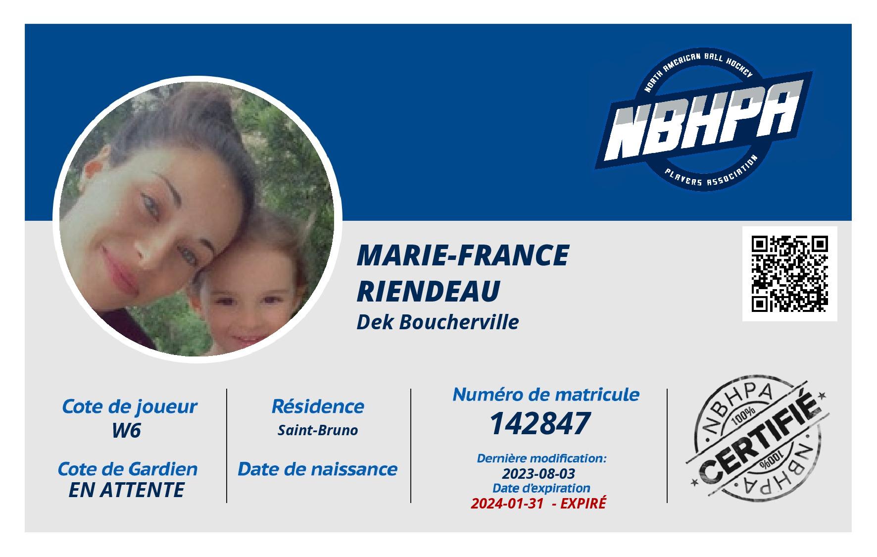 Marie-France  Riendeau