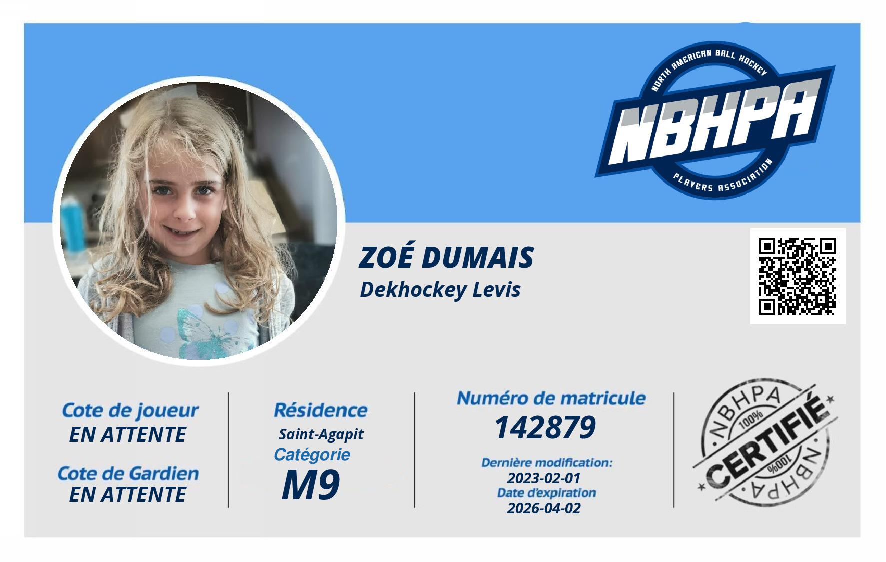 Zoé Dumais