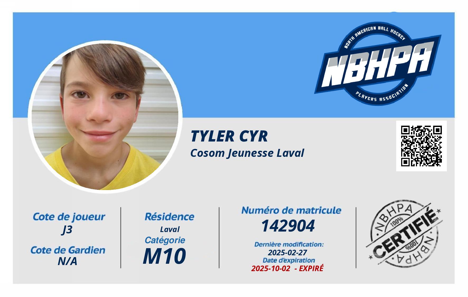 Tyler Cyr