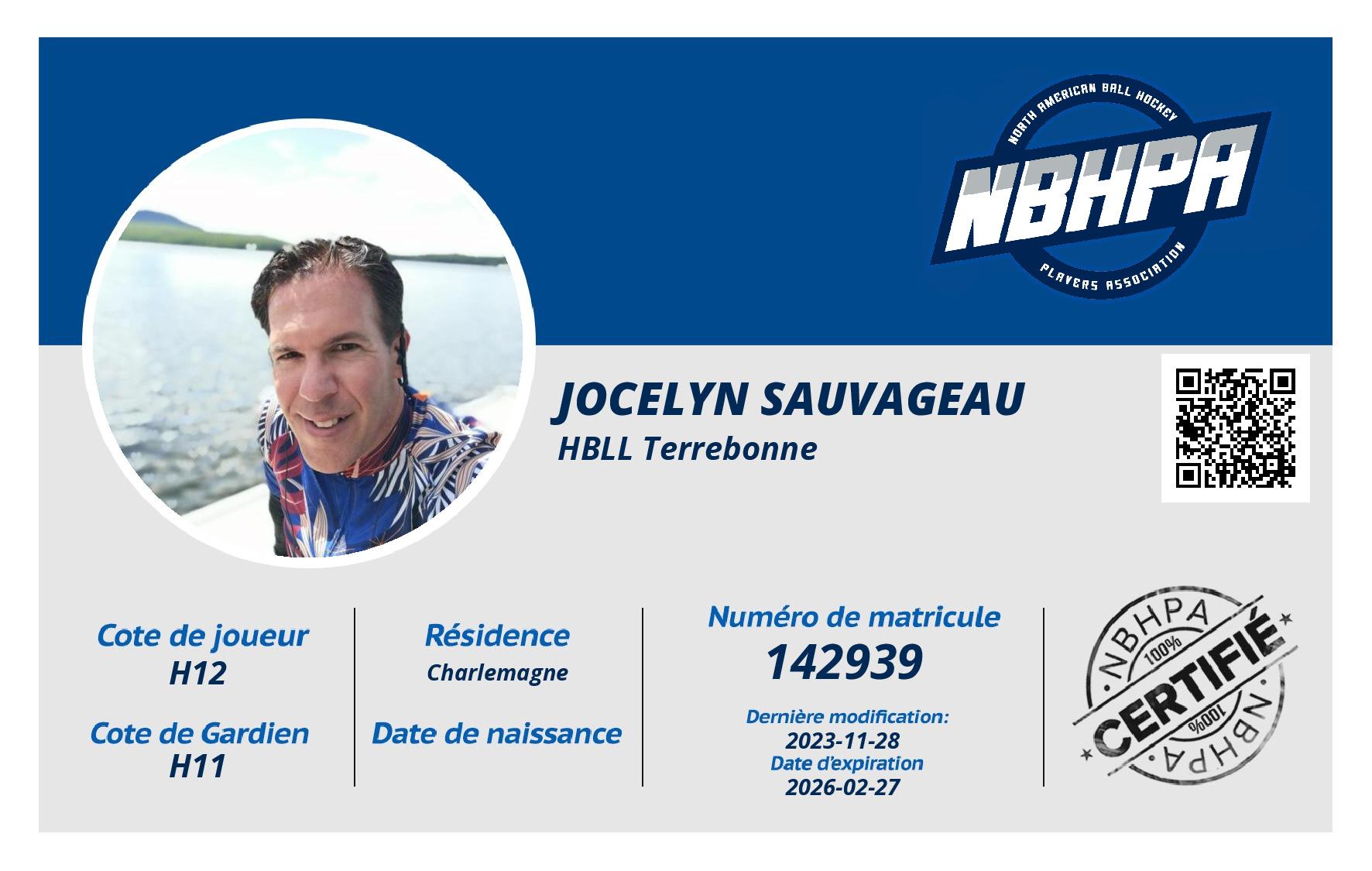 Jocelyn Sauvageau