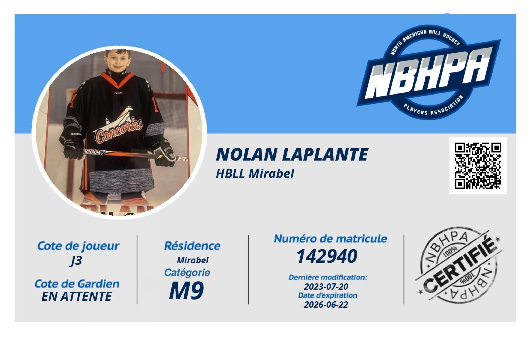Nolan Laplante