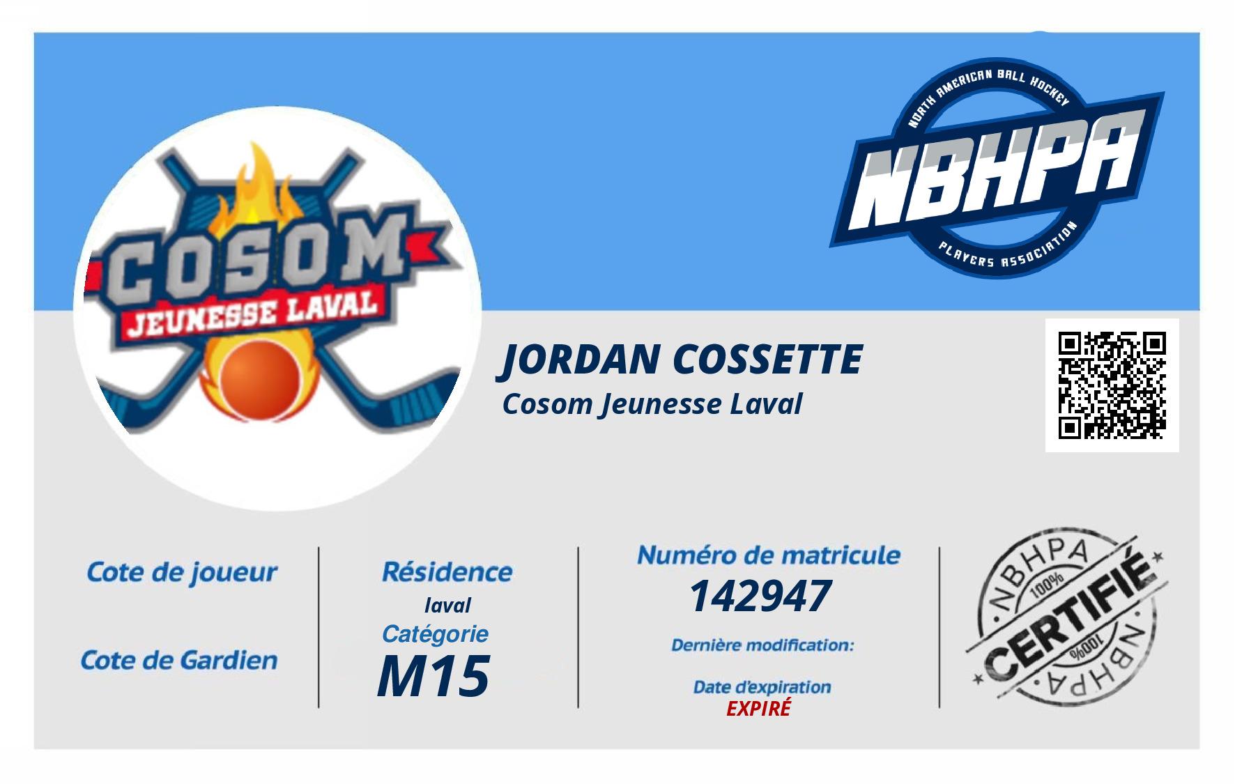 Jordan Cossette