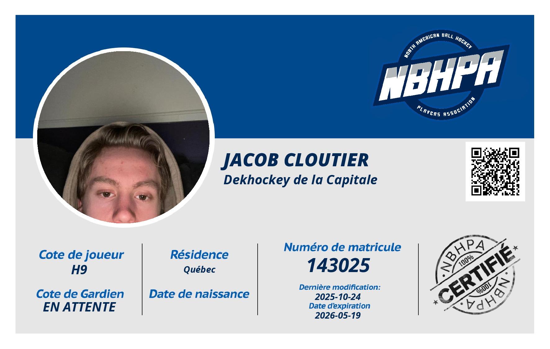 Jacob Cloutier