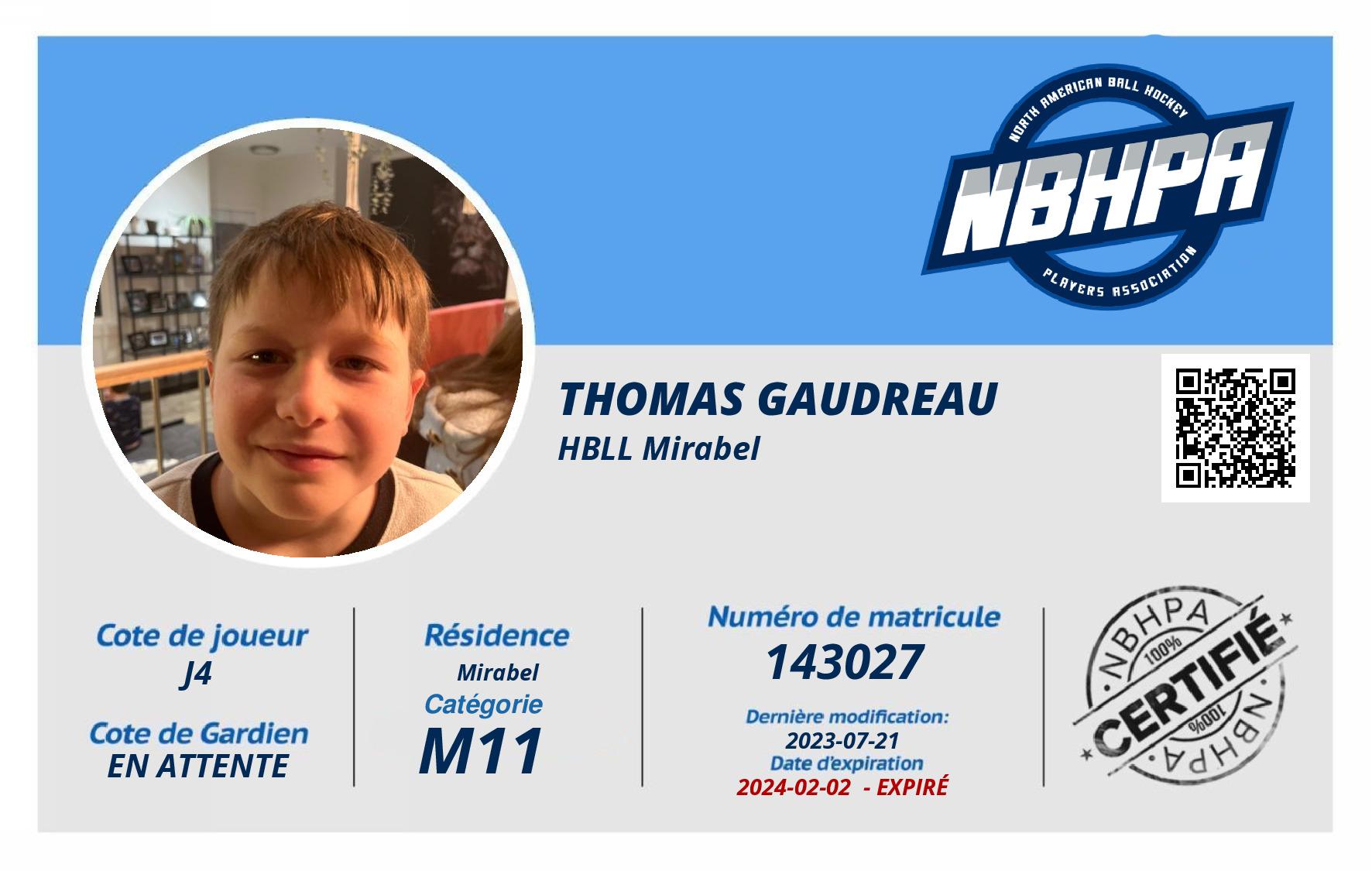 Thomas Gaudreau
