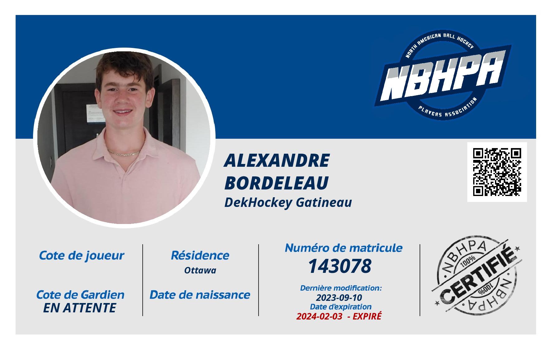 Alexandre  Bordeleau 