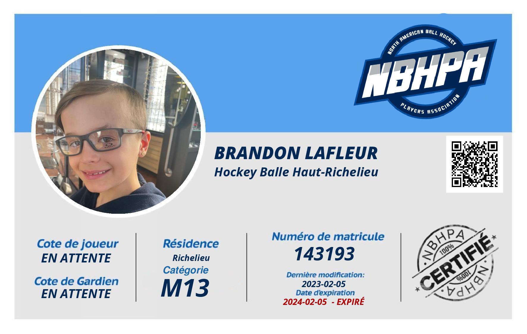 Brandon Lafleur