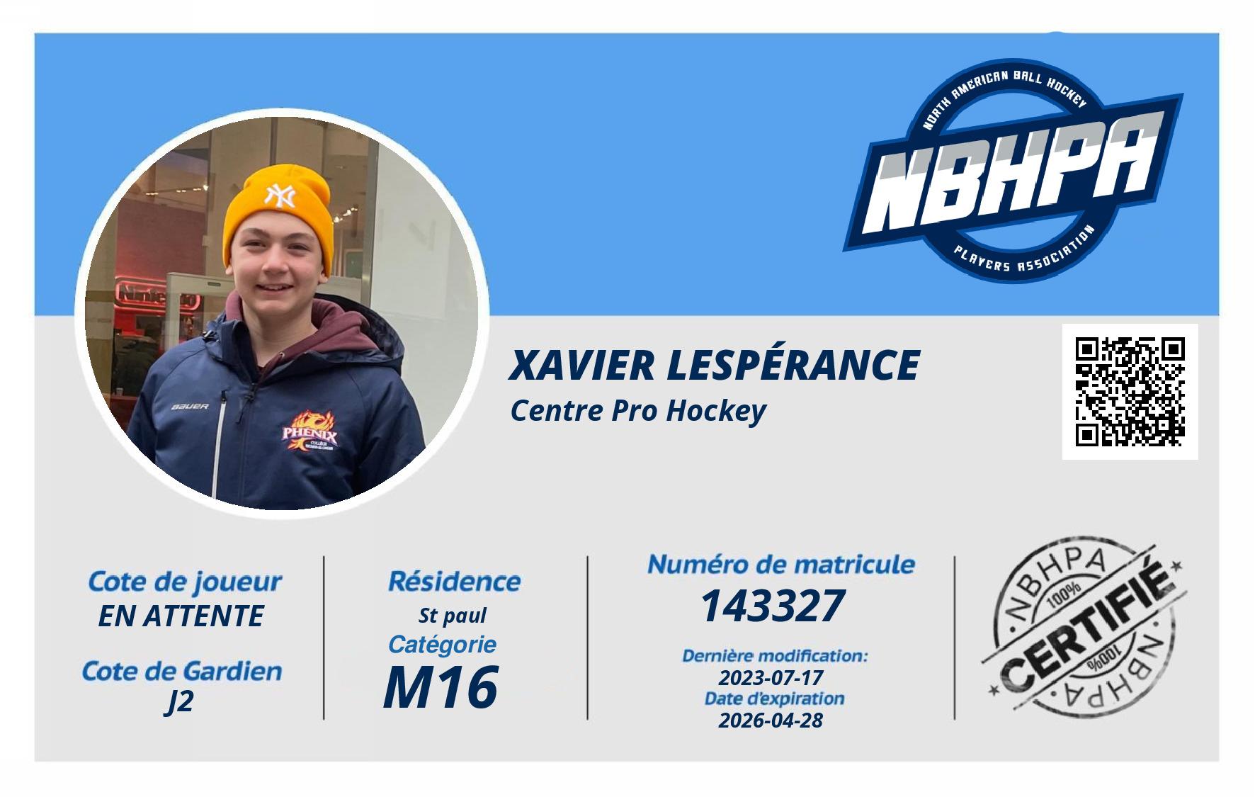 Xavier Lespérance 