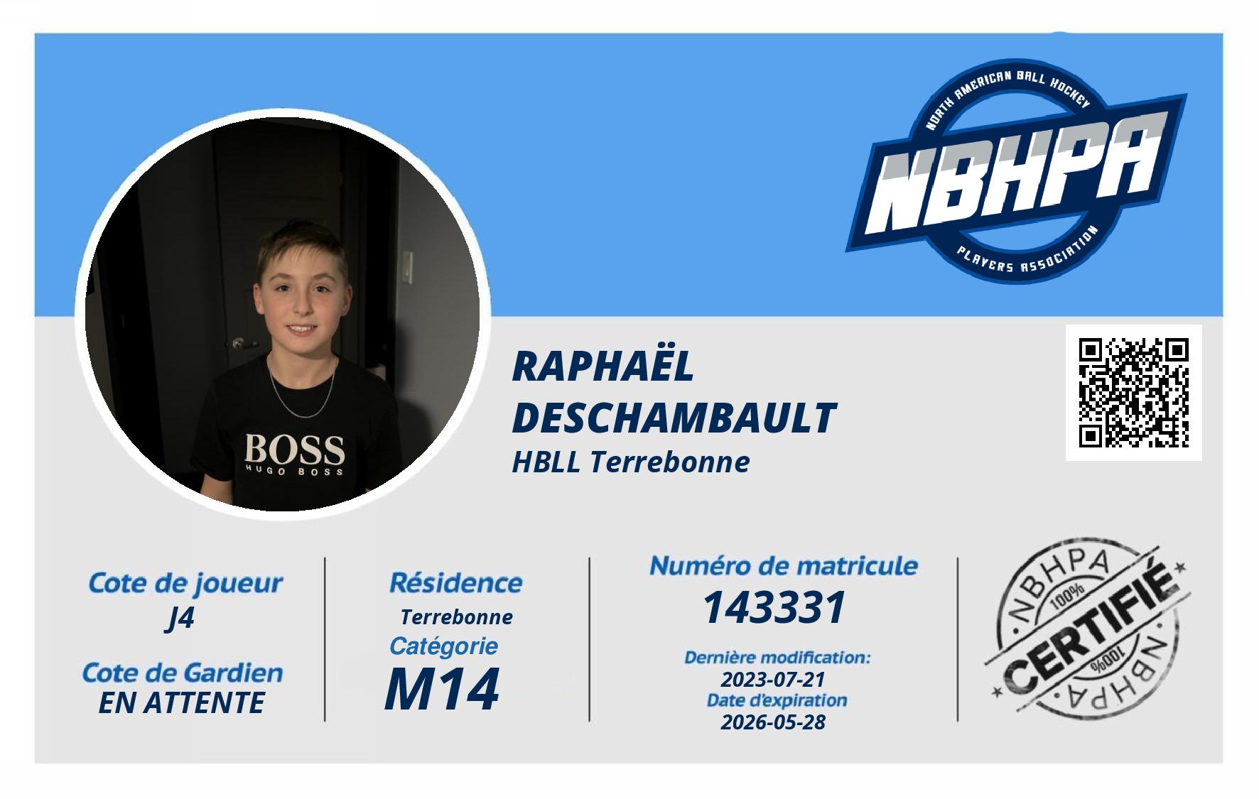 Raphaël  Deschambault 