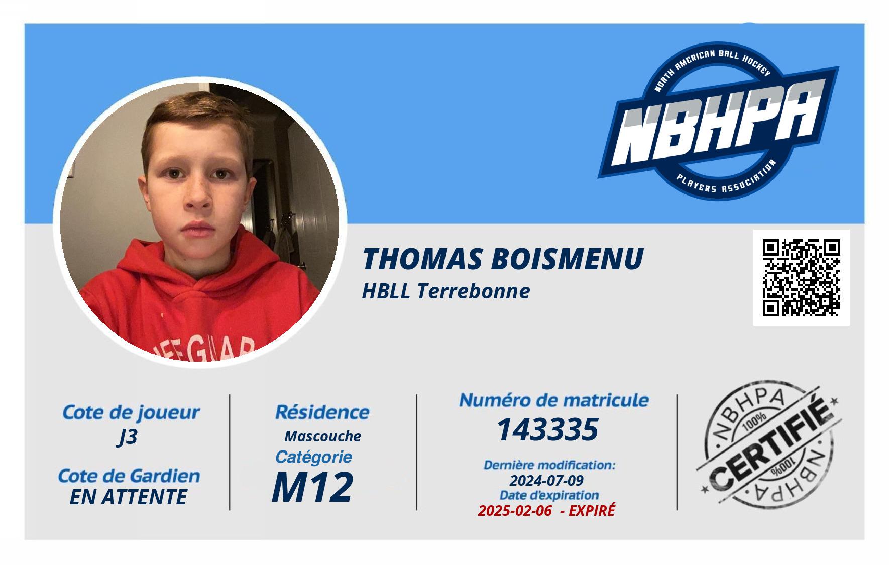 Thomas Boismenu