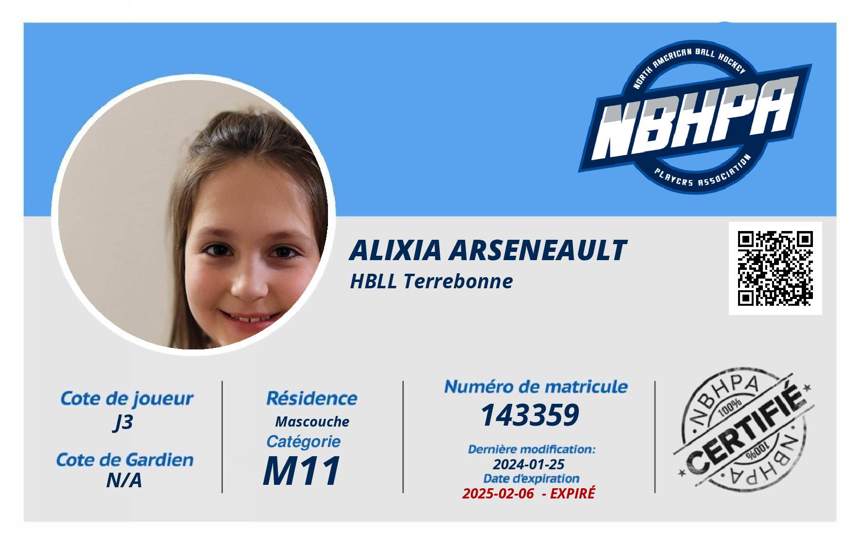 Alixia Arseneault