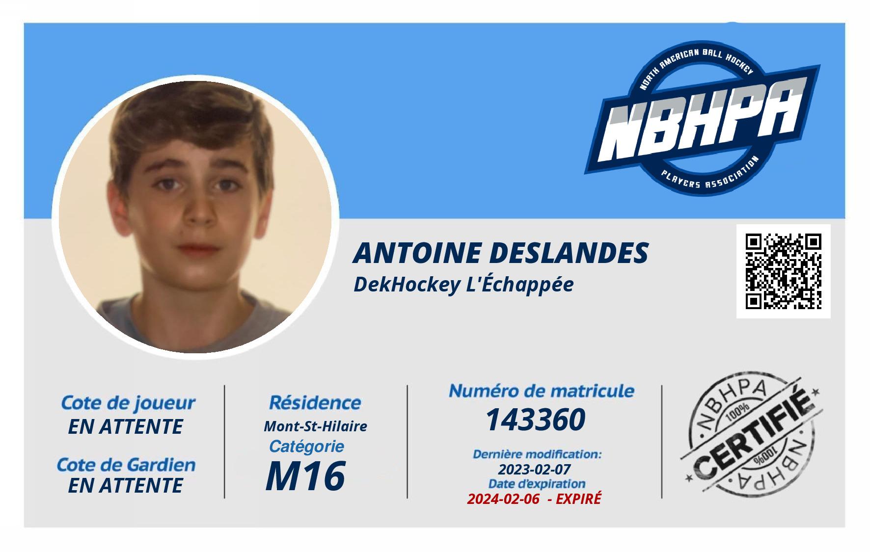 Antoine Deslandes