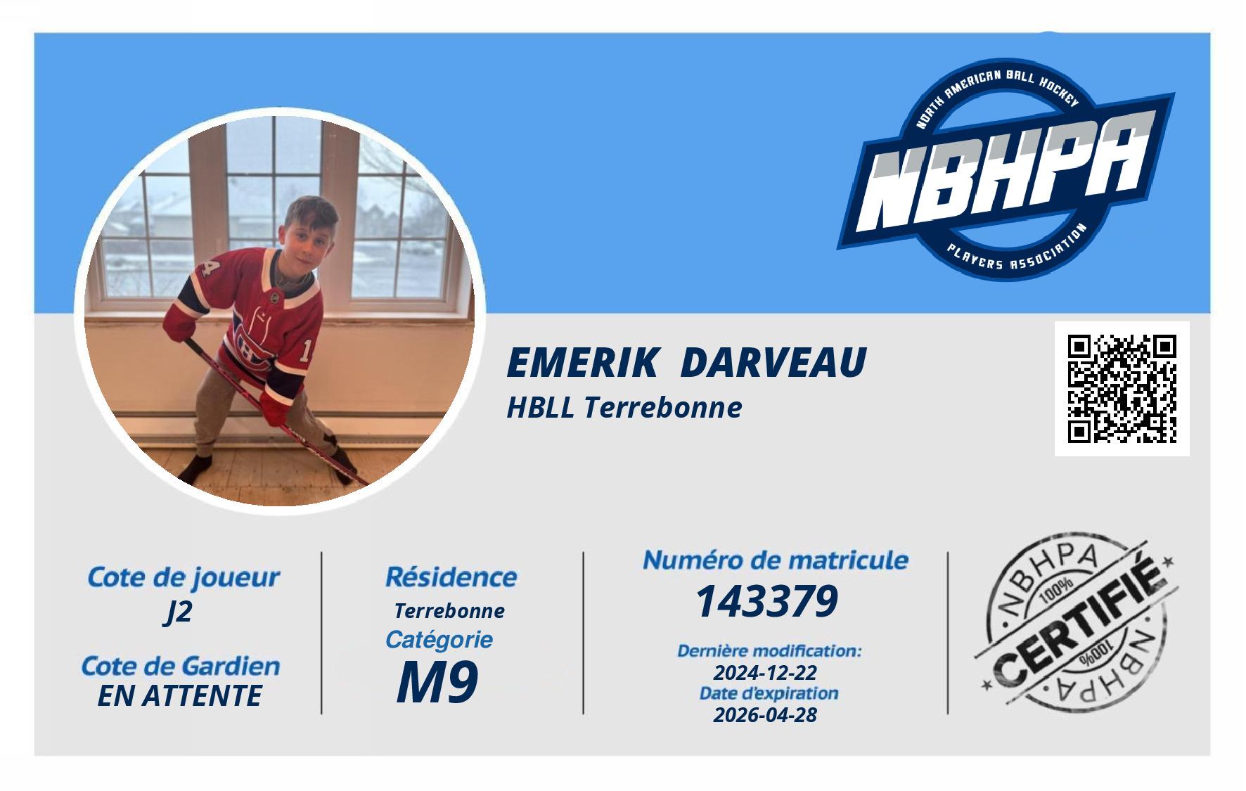 Emerik  Darveau