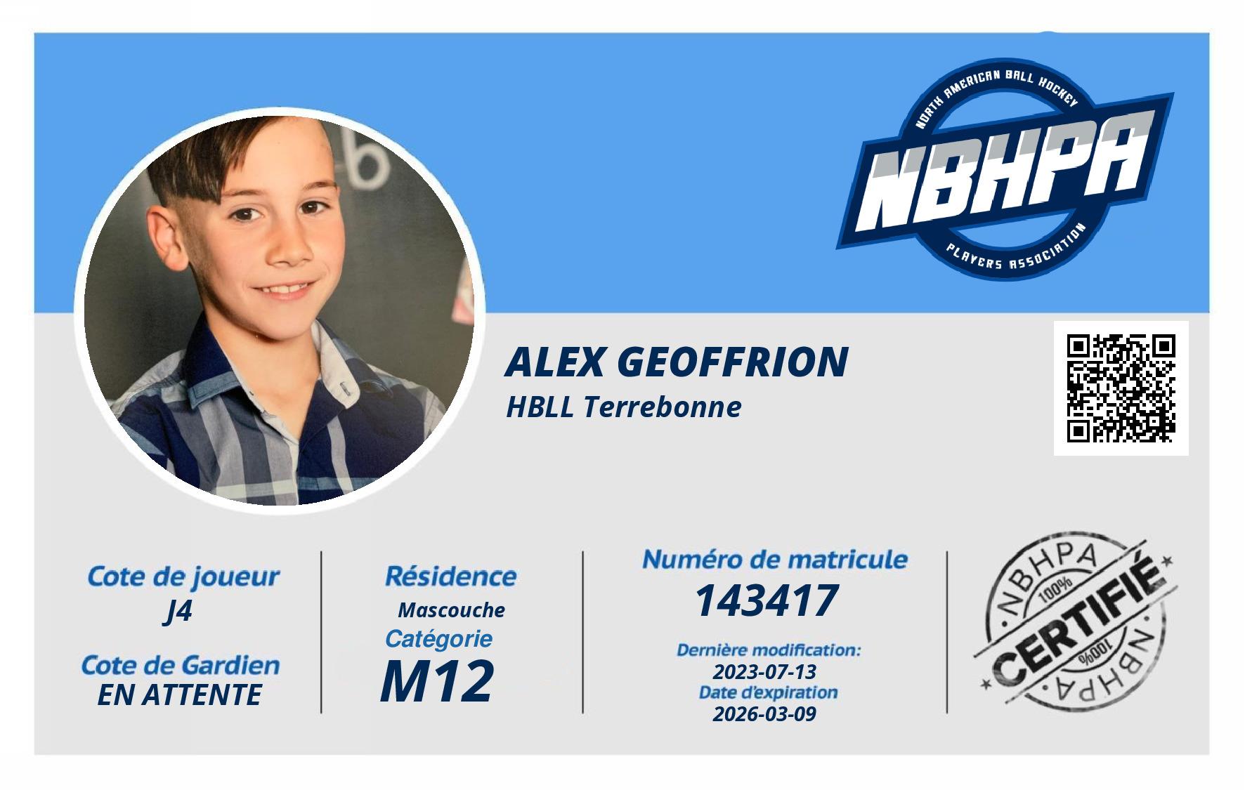 Alex Geoffrion