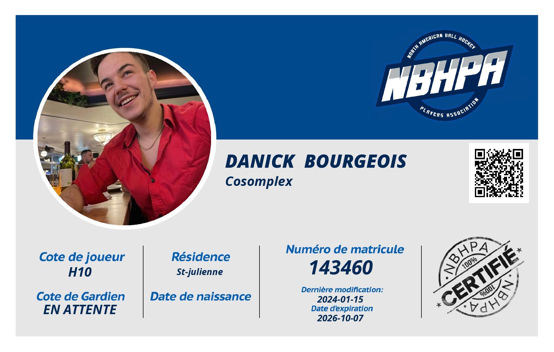 Danick  Bourgeois