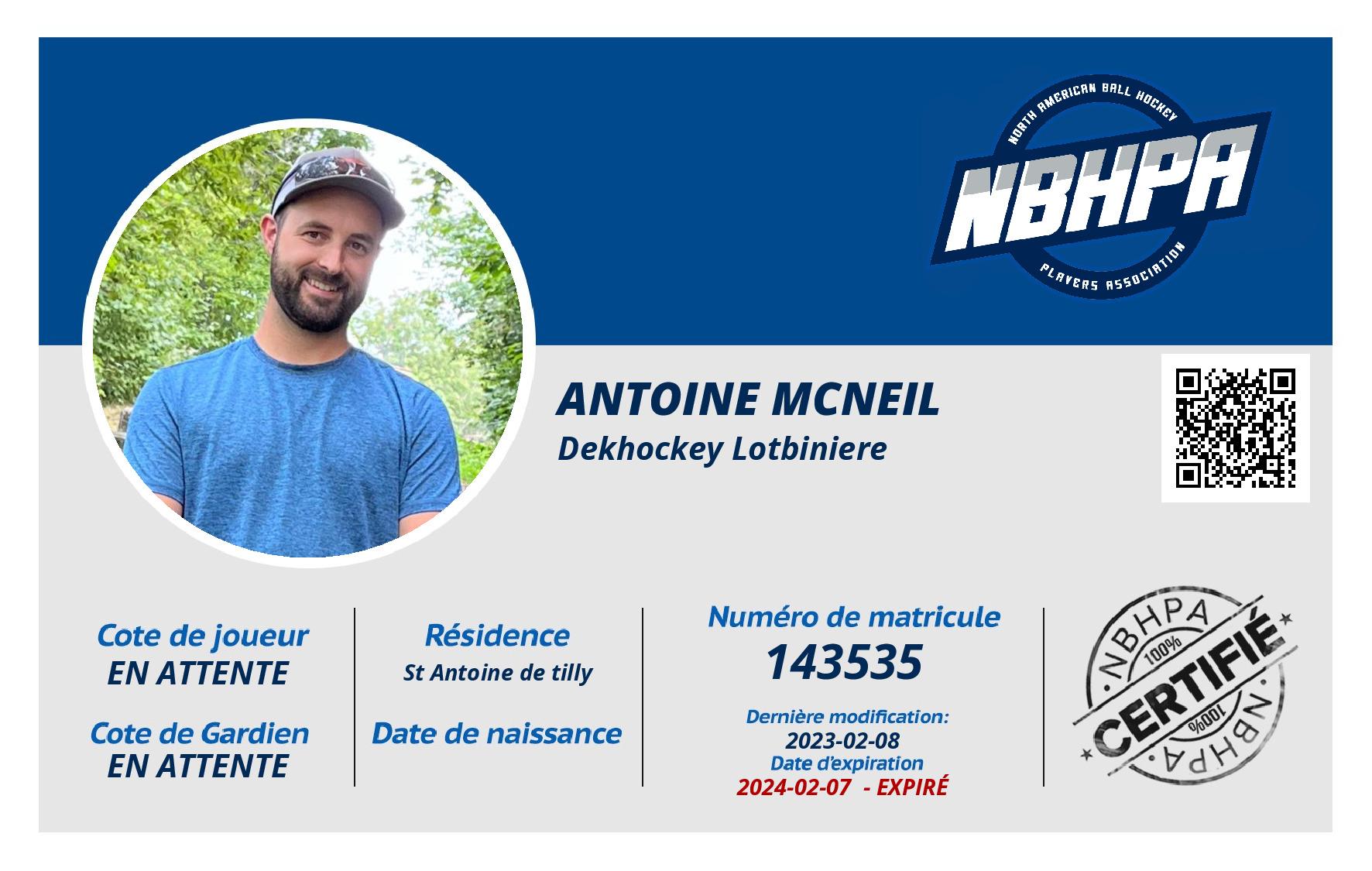 Antoine McNeil