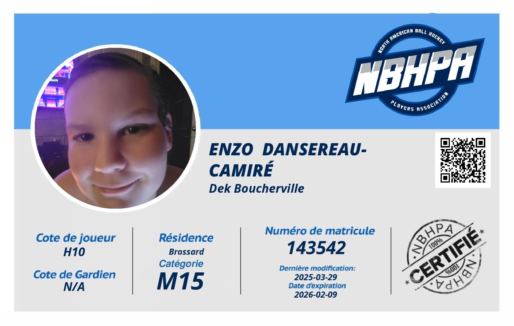 Enzo  Dansereau-Camiré