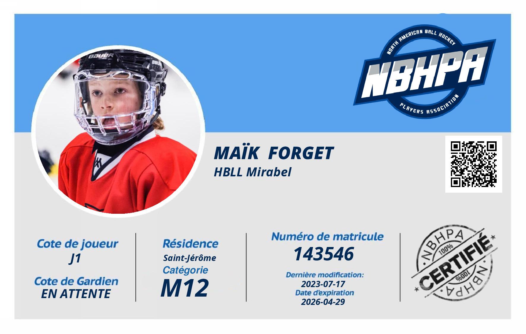 Maïk  Forget