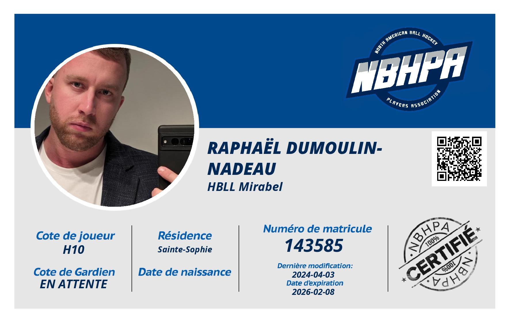 Raphaël Dumoulin-Nadeau