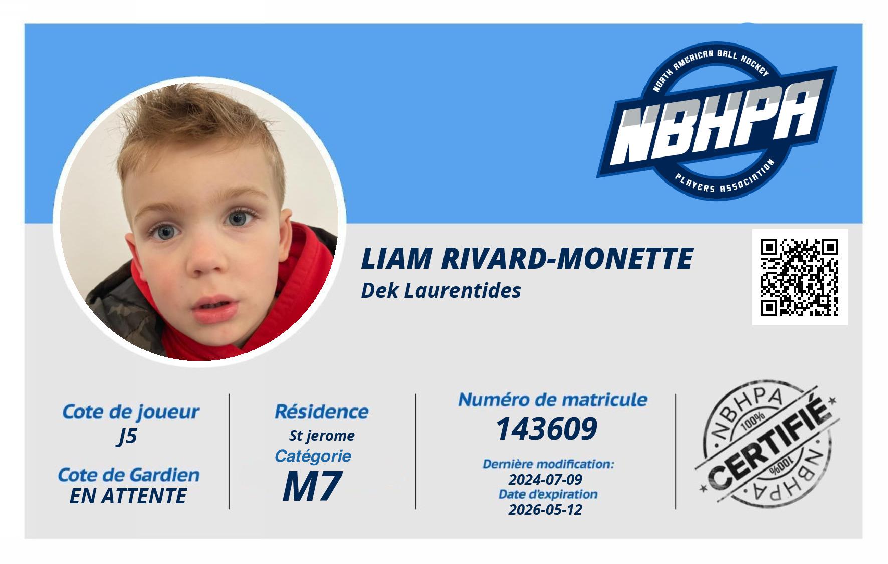 Liam Rivard-Monette 