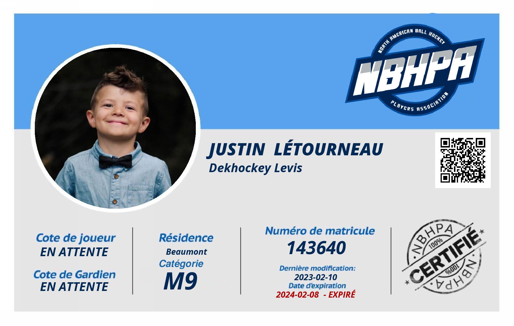 Justin  Létourneau