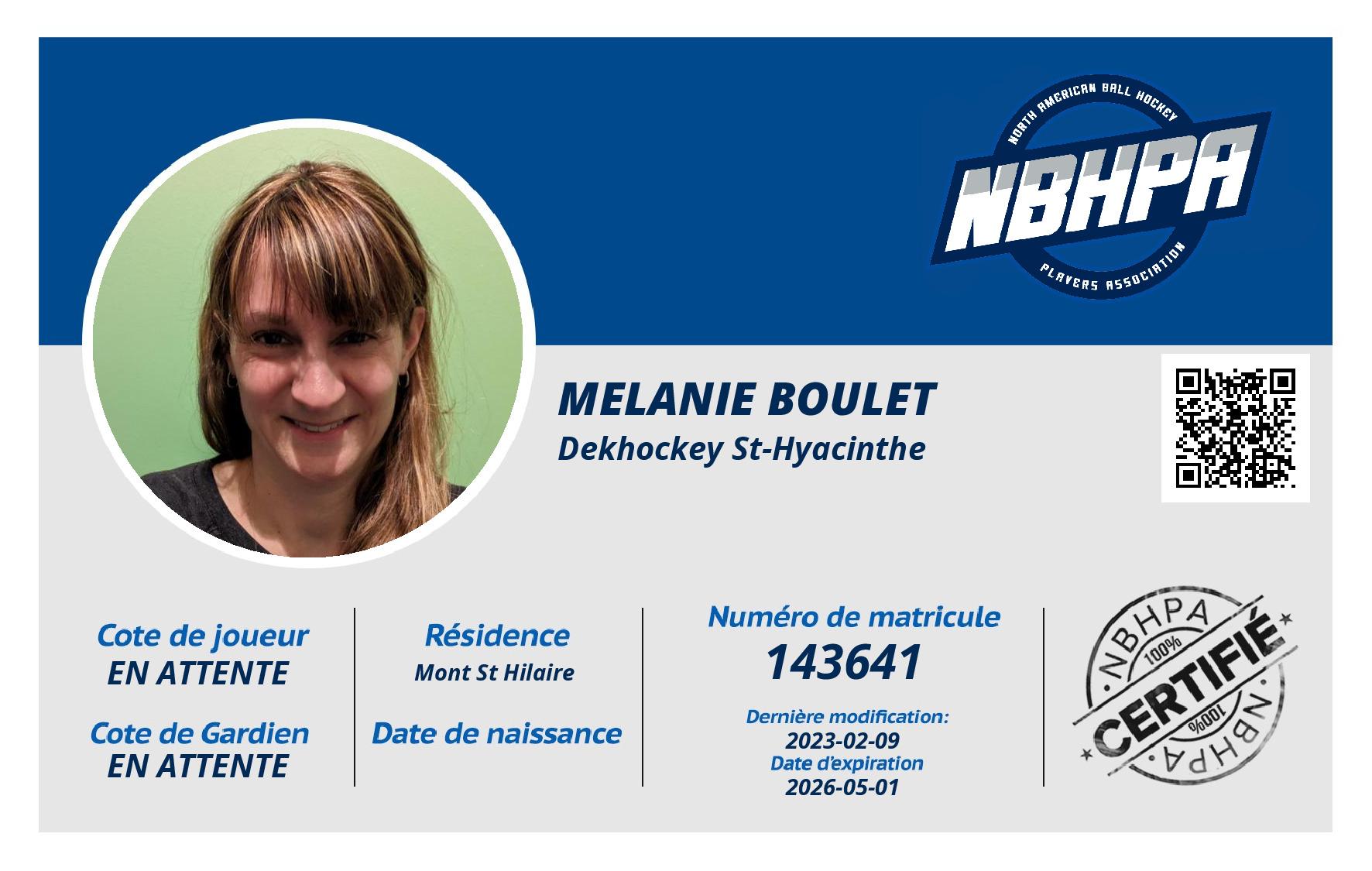 Melanie Boulet