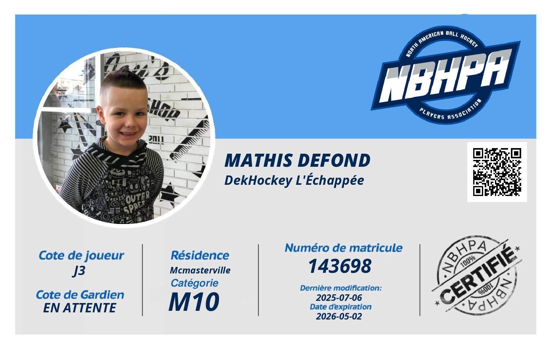 Mathis Defond