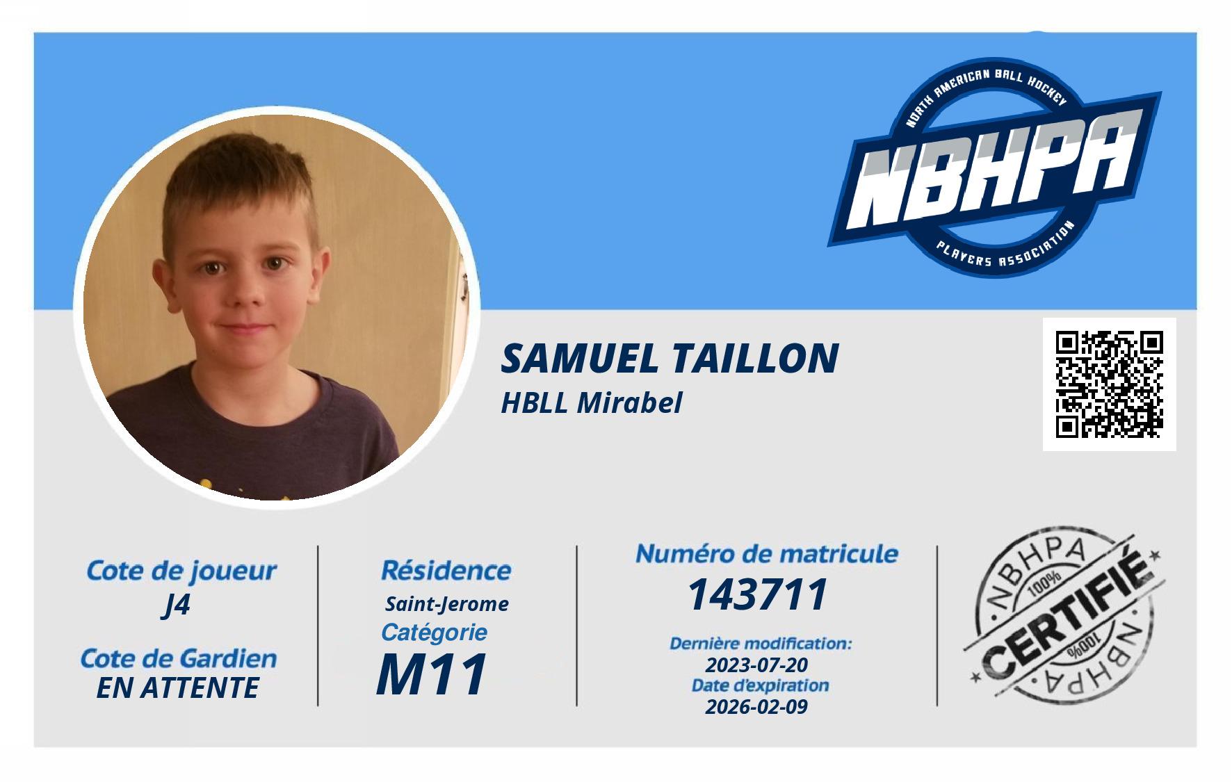 Samuel Taillon