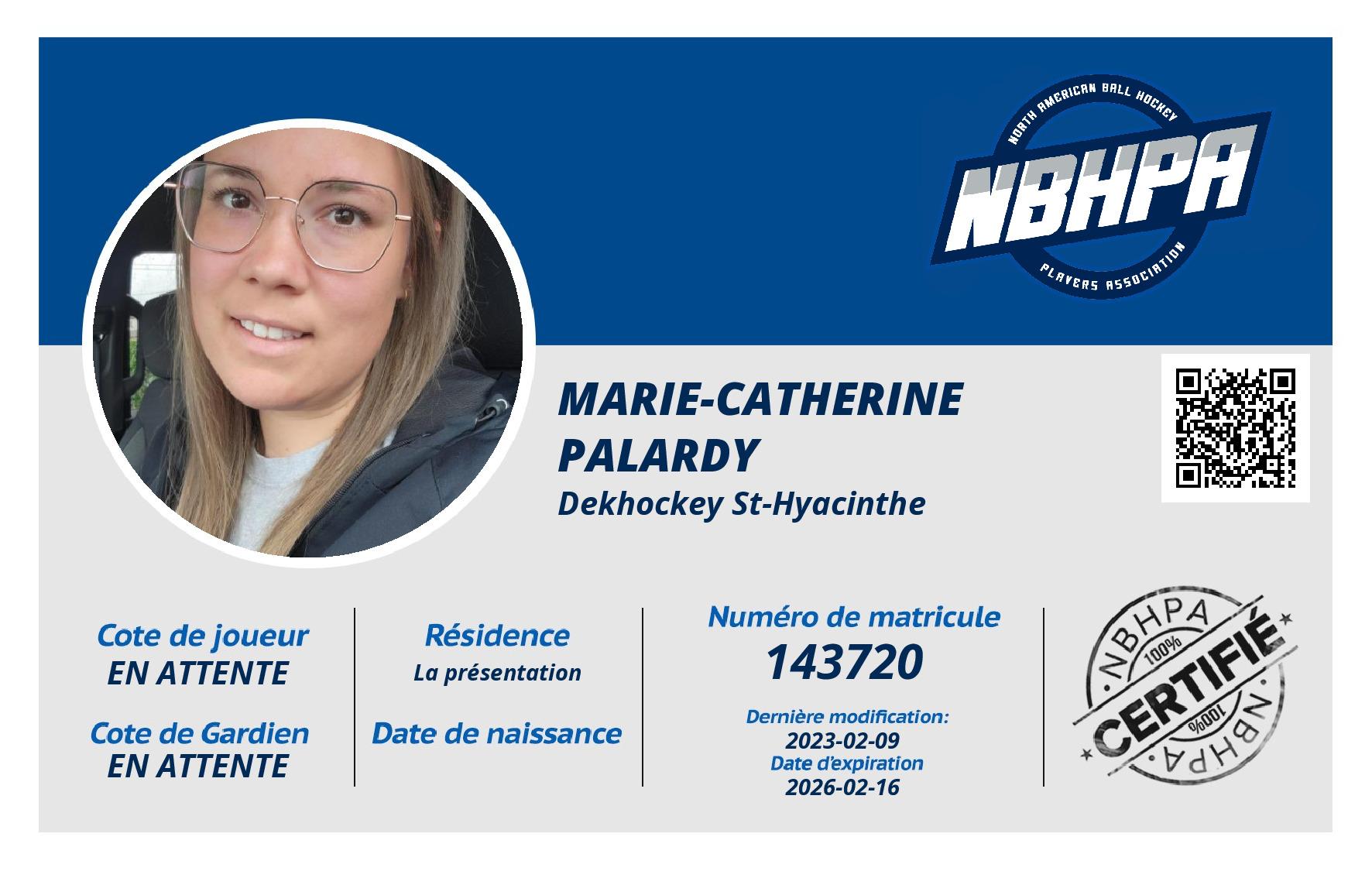 Marie-Catherine Palardy