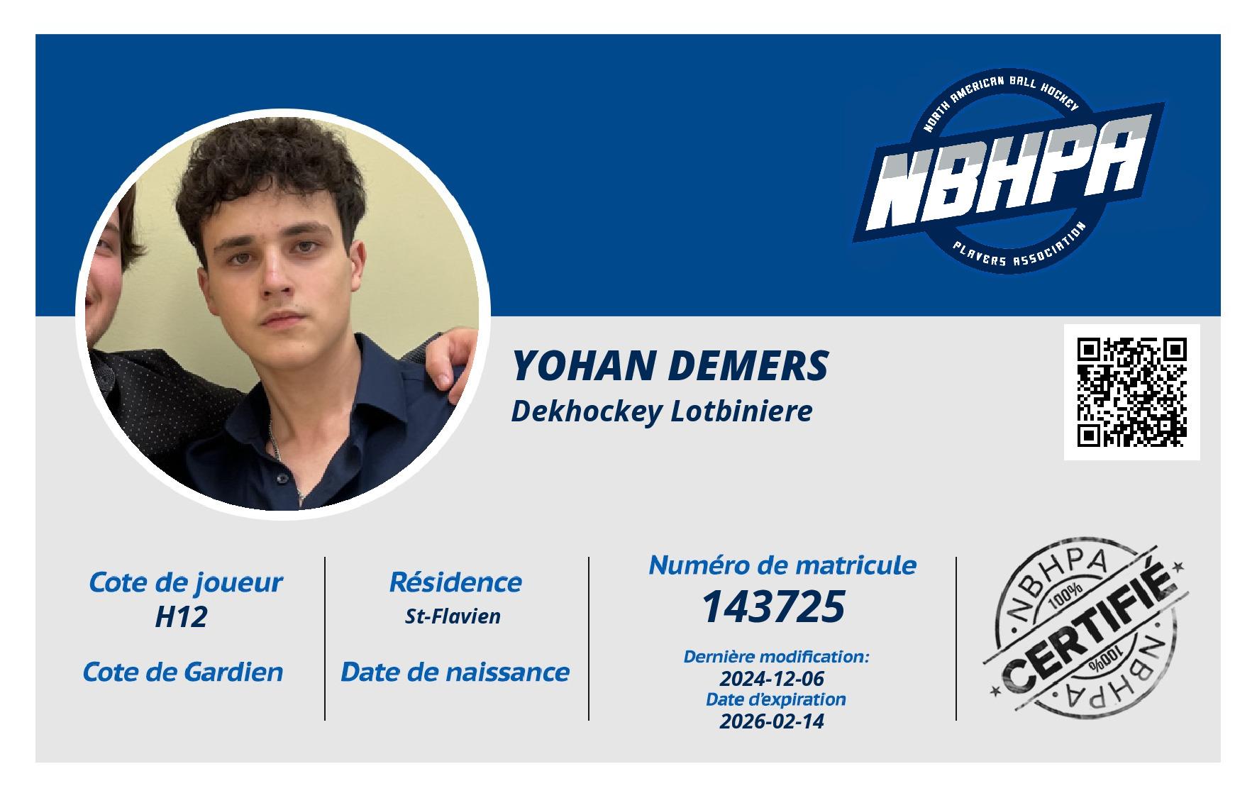 Yohan Demers