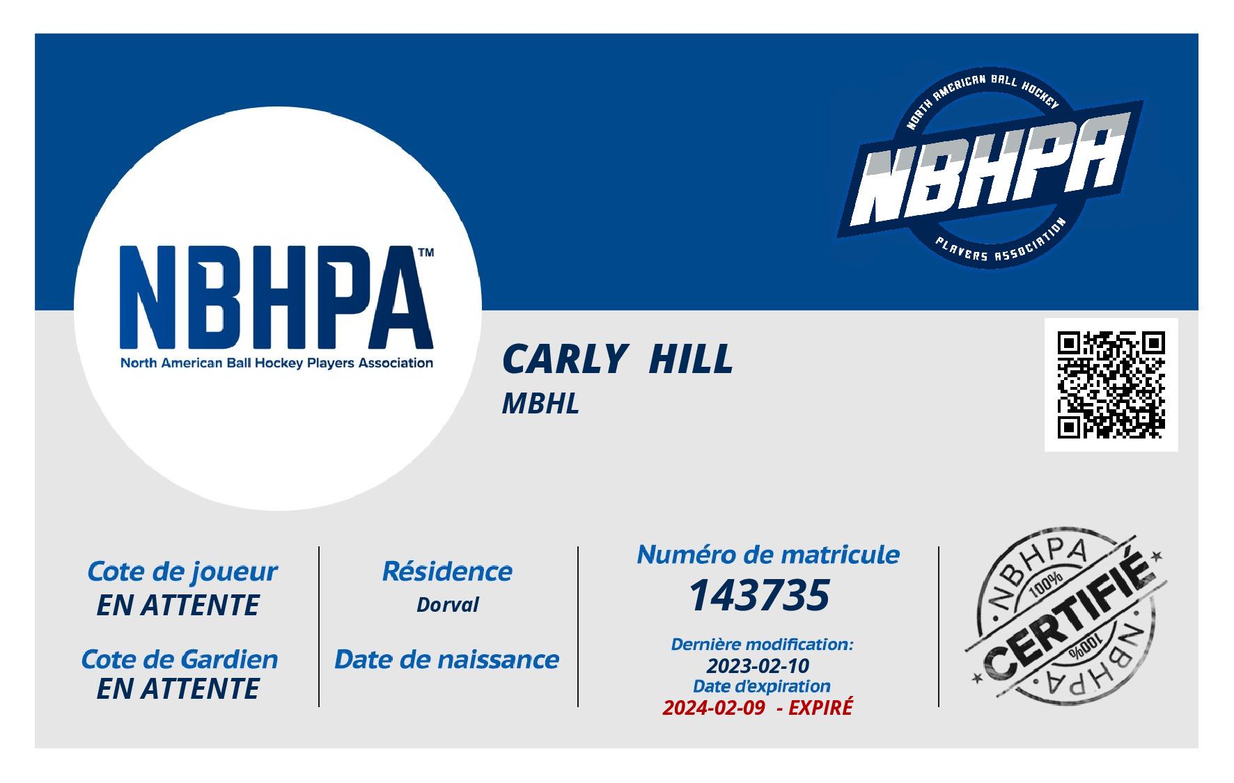 Carly  Hill