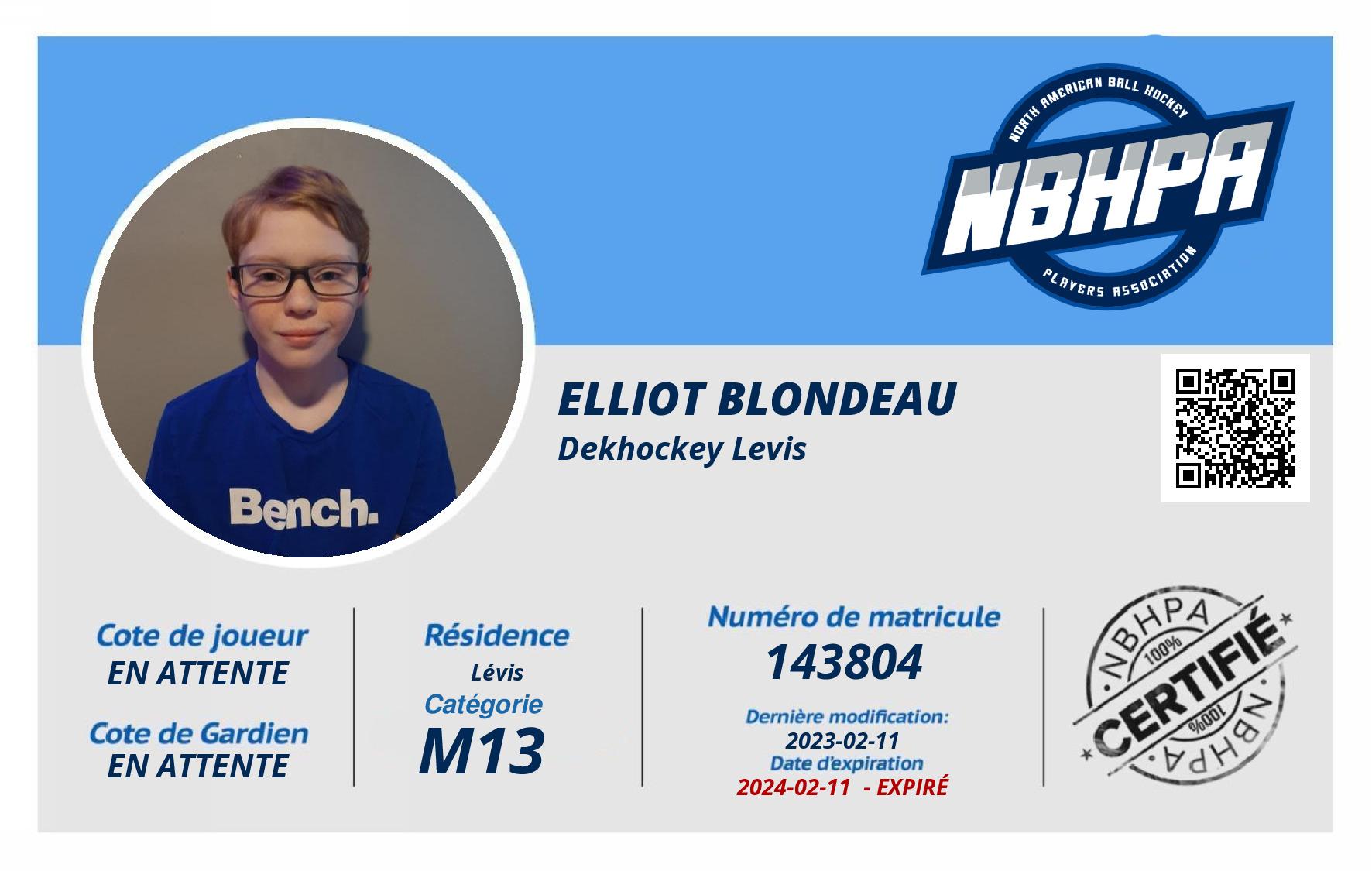 Elliot Blondeau