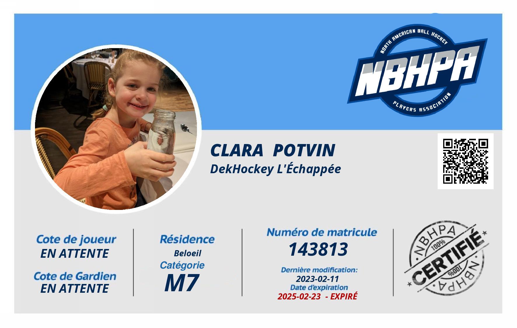 Clara  Potvin 
