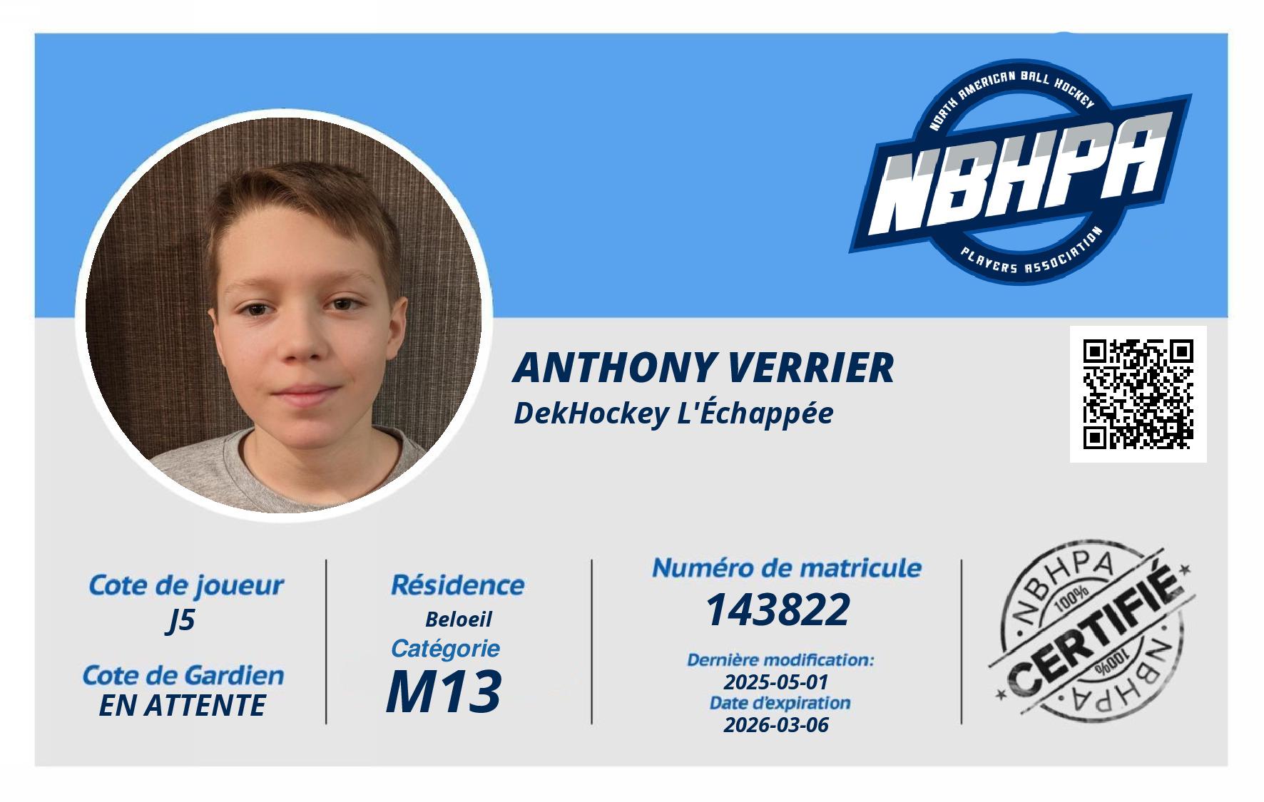 Anthony Verrier