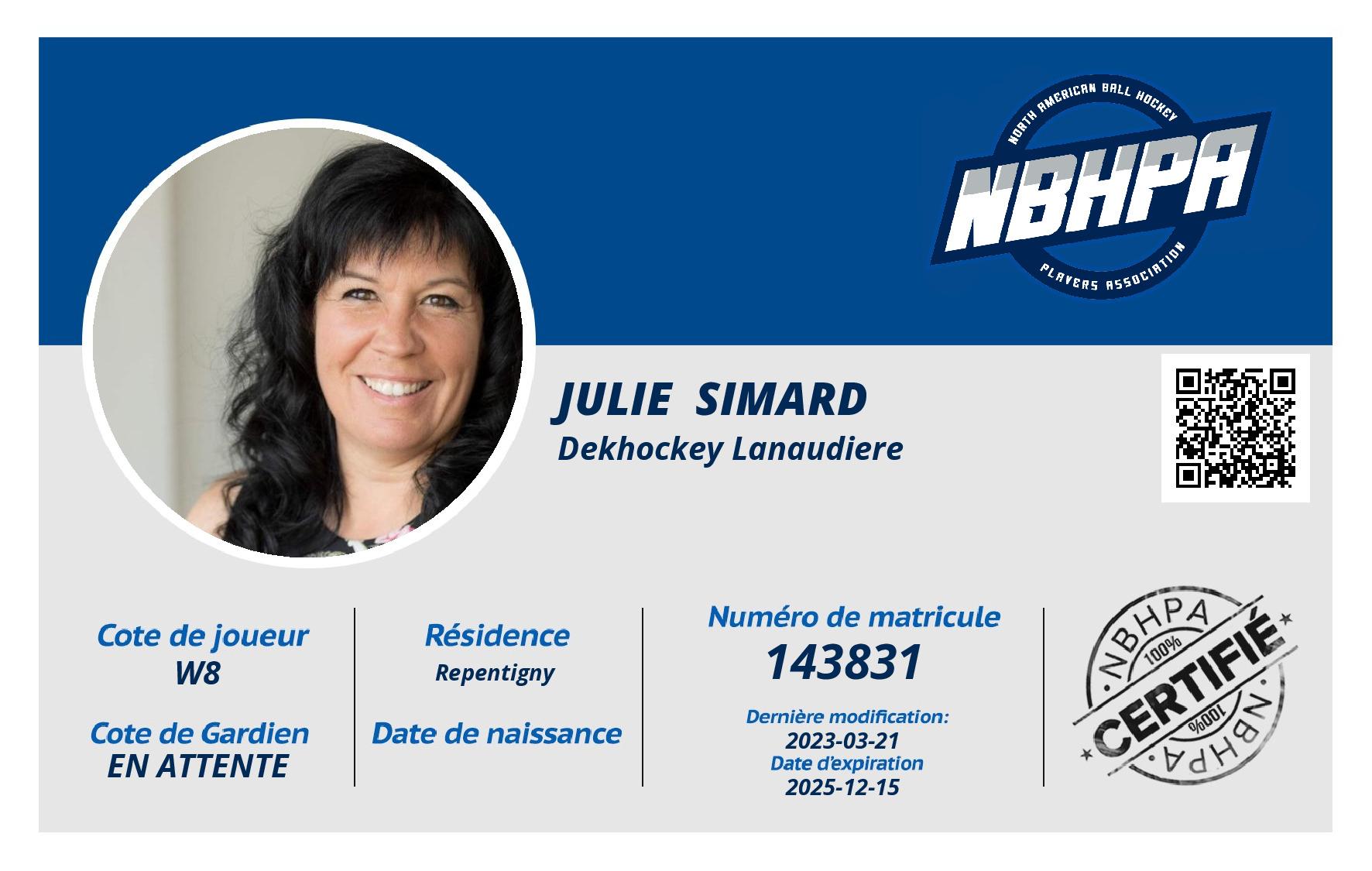 Julie  Simard 