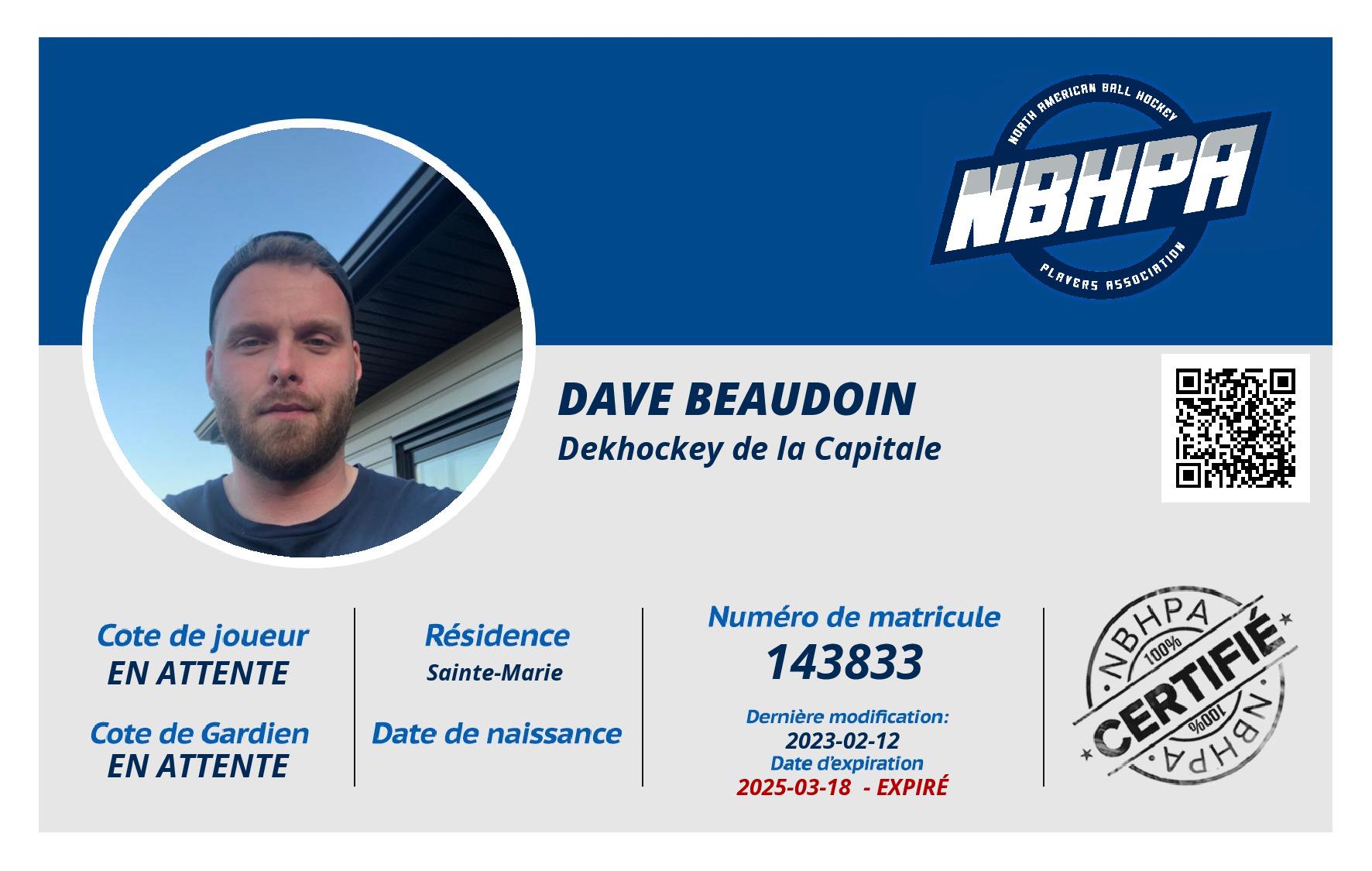 Dave Beaudoin