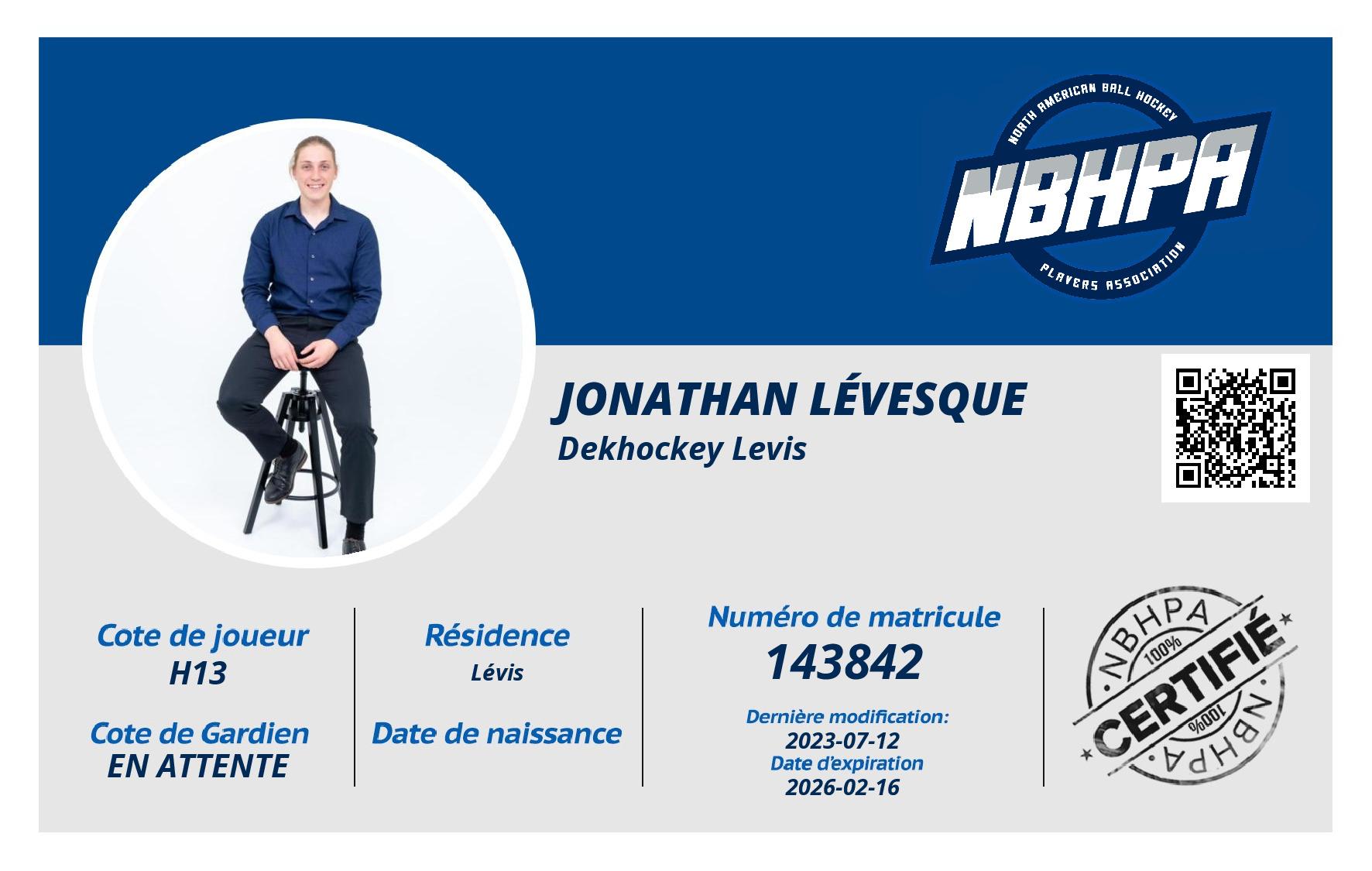 Jonathan Lévesque