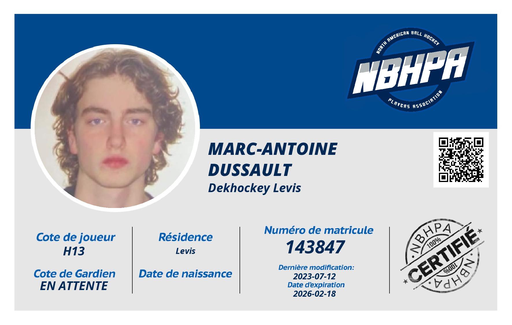 Marc-Antoine Dussault