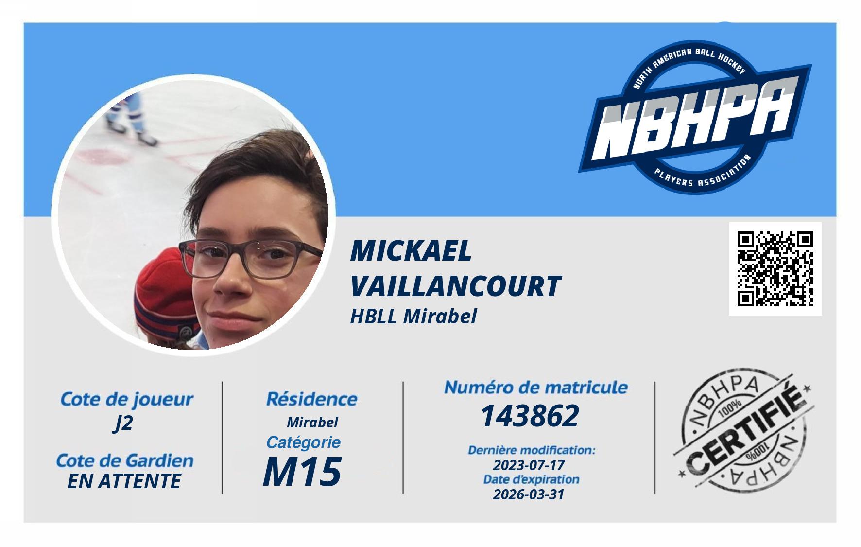 Mickael Vaillancourt