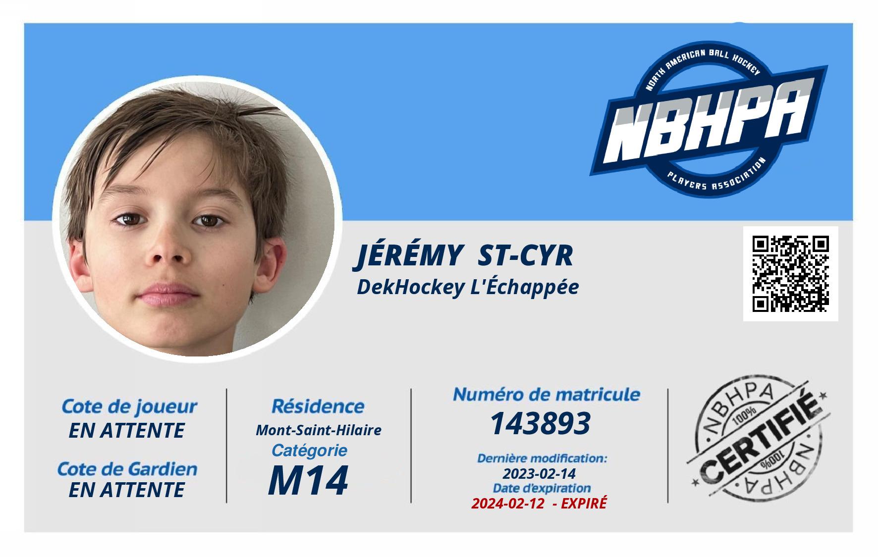 Jérémy  St-Cyr 
