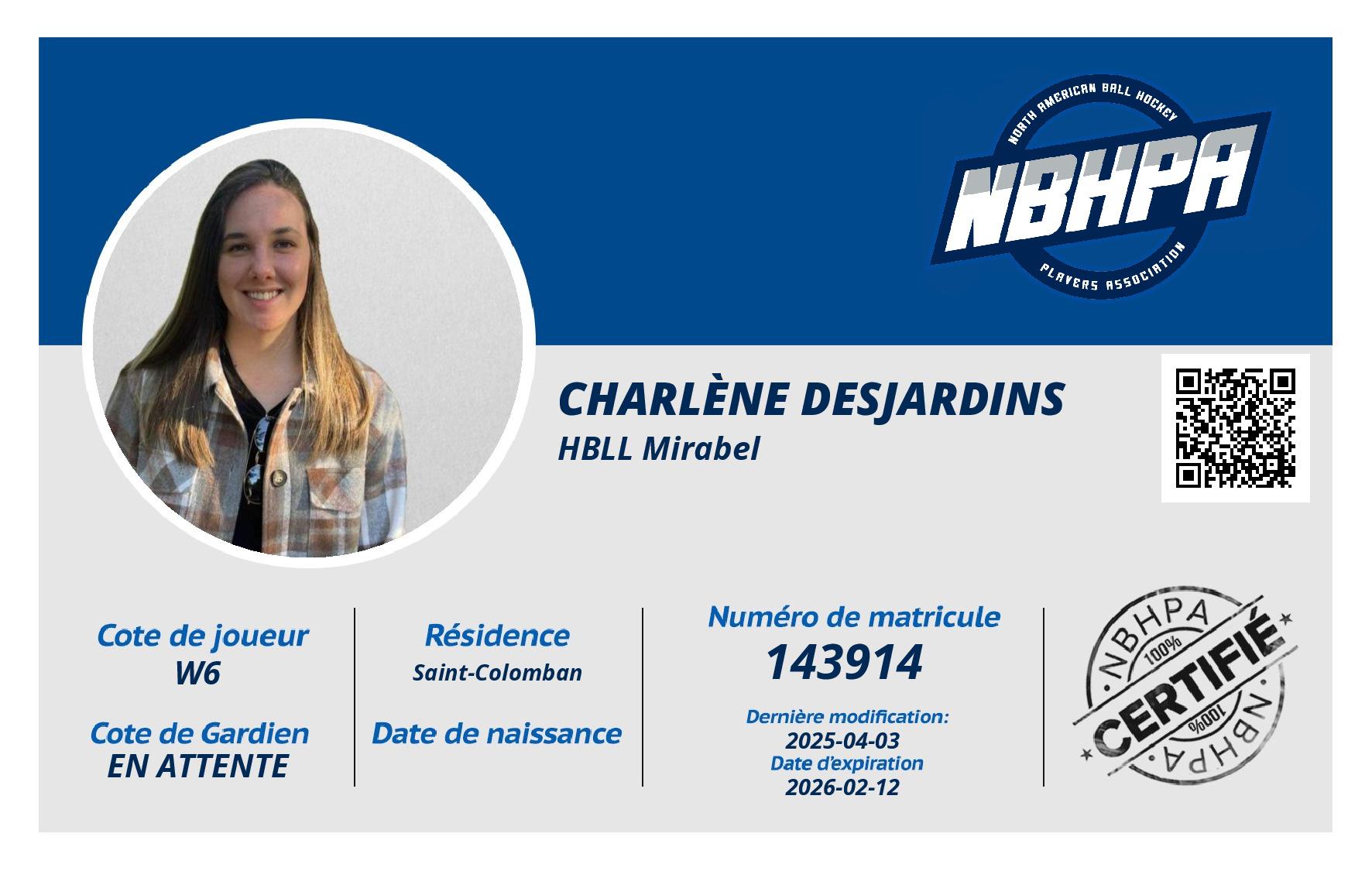 Charlène Desjardins