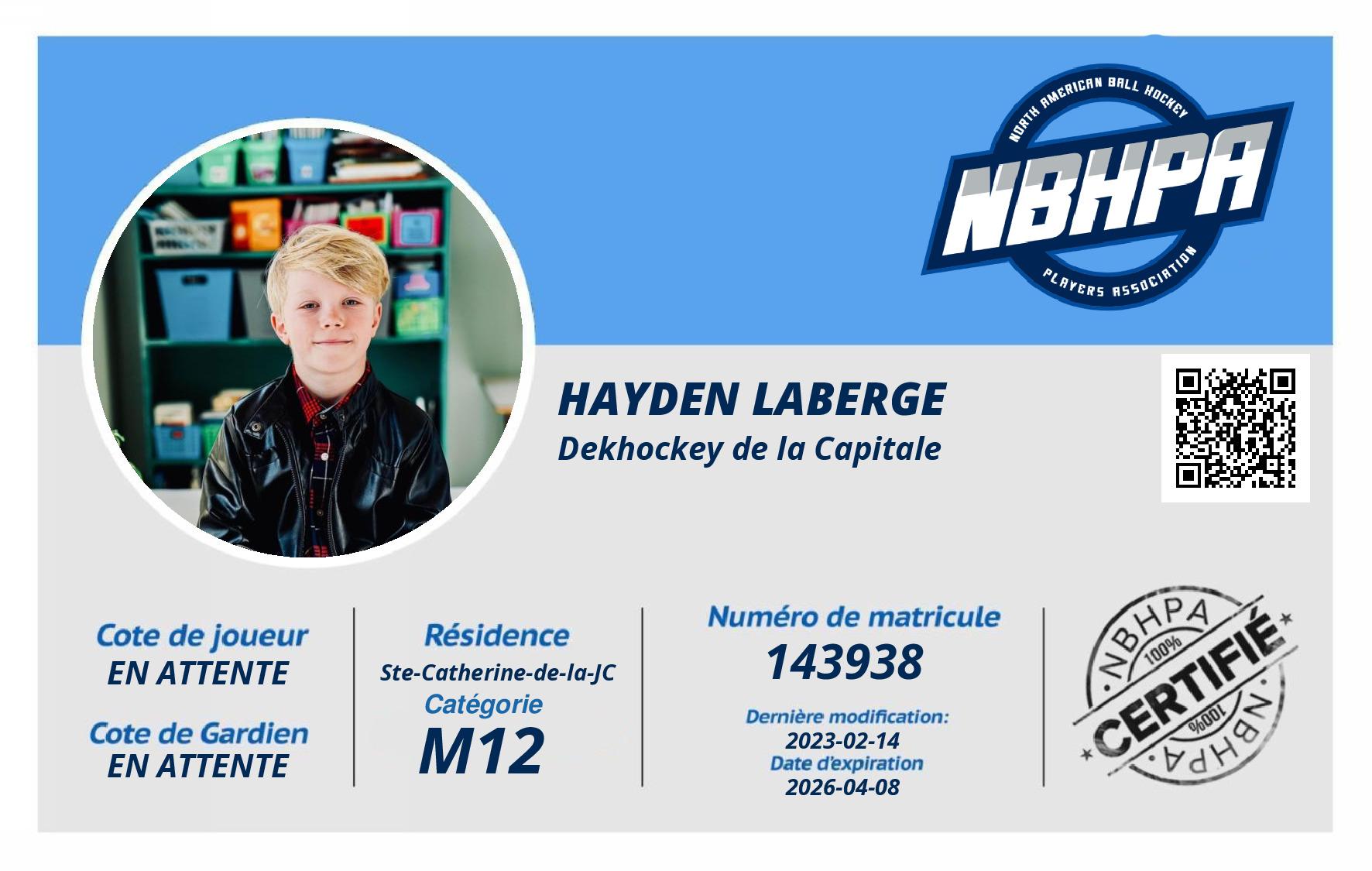 Hayden Laberge