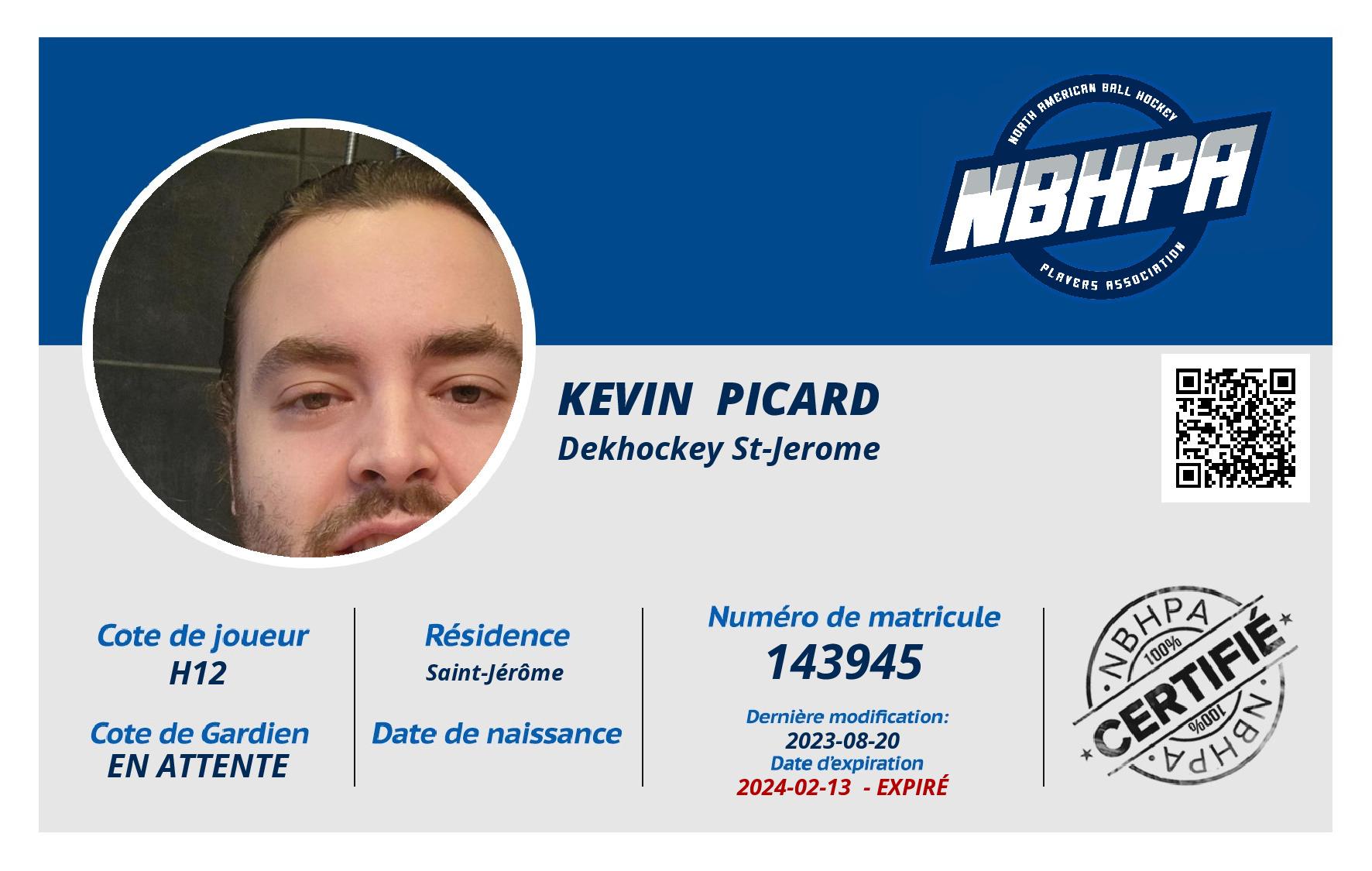 Kevin  Picard 