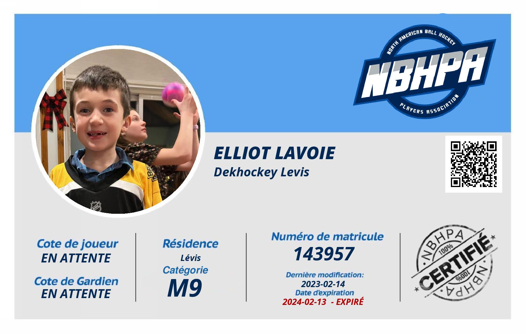 Elliot Lavoie