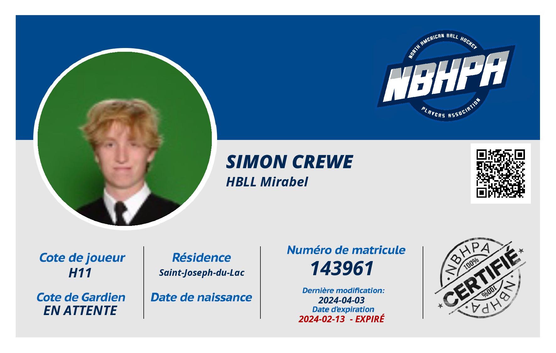 Simon Crewe