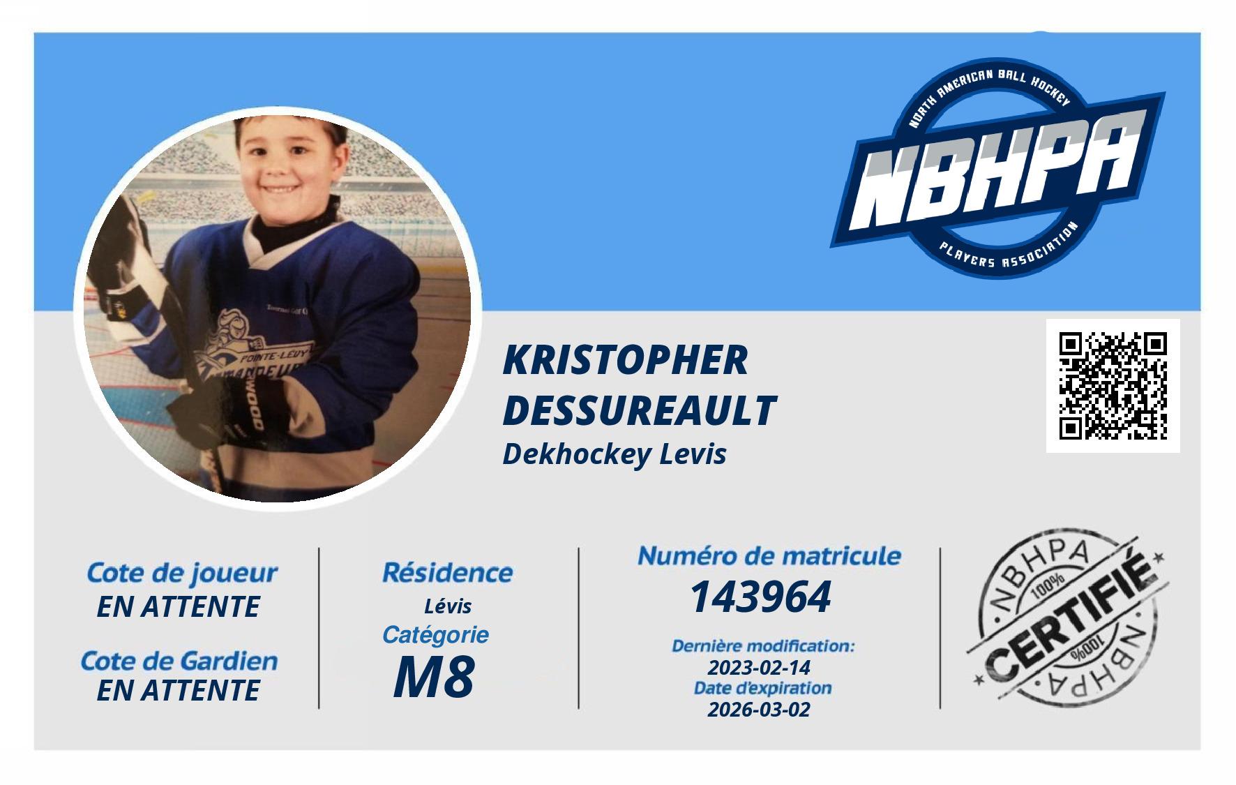Kristopher Dessureault