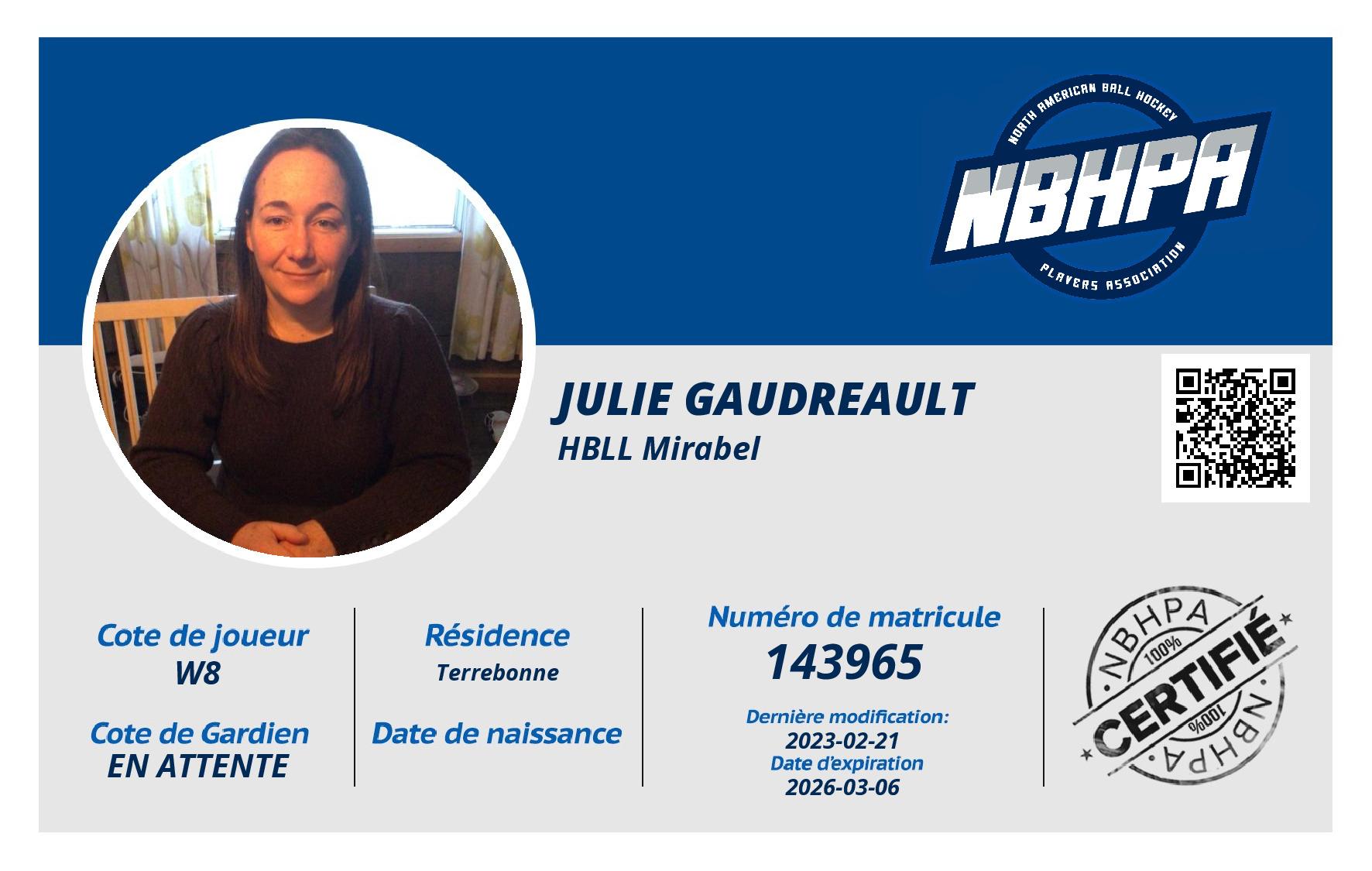 Julie Gaudreault 