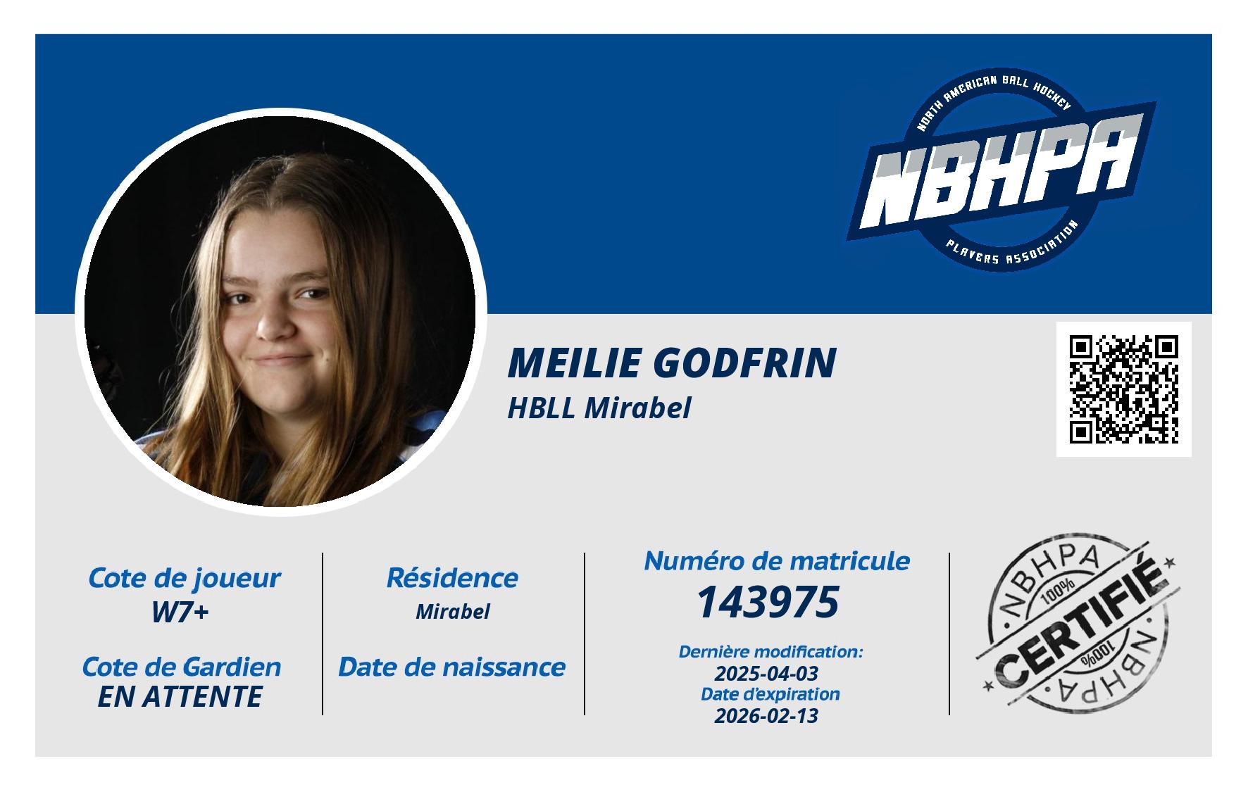 Meilie Godfrin